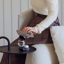 画像をギャラリービューアに読み込む, Mag 360 Qi2 対応 3 in 1 ターンテーブル式ワイヤレス充電器 (デュアル 15W タイプ)