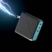 画像をギャラリービューアに読み込む, OMNIA Pro 140 - 140W トラベル用3ポート急速充電器+Mac 360 - アルミ合金製 回転・折り畳み式ノートPCスタンド