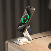 画像をギャラリービューアに読み込む, Mag Z 折り畳み式3-in-1磁気ワイヤレス充電スタンド(2入セット)