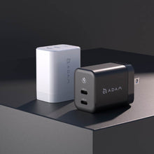 画像をギャラリービューアに読み込む, OMNIA X45C 45W 窒化ガリウム GaN 2ポートミニ急速充電器+PeAk II USB-C to Lightning Cable C120B メタリカルメッシュケーブル