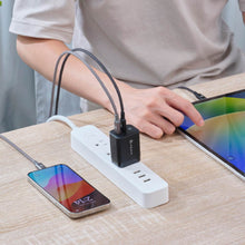 画像をギャラリービューアに読み込む, OMNIA X45C 45W 窒化ガリウム GaN 2ポートミニ急速充電器+PeAk II USB-C to Lightning Cable C120B メタリカルメッシュケーブル