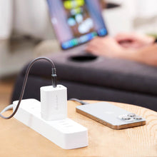 画像をギャラリービューアに読み込む, OMNIA X45C 45W 窒化ガリウム GaN 2ポートミニ急速充電器+PeAk II USB-C to Lightning Cable C120B メタリカルメッシュケーブル