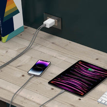 画像をギャラリービューアに読み込む, OMNIA X45A 45W 窒化ガリウム GaN 2ポートミニ急速充電器 + PeAk II USB-C to Lightning Cable C120B メタリカルメッシュケーブル(1.2M)