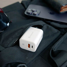 画像をギャラリービューアに読み込む, OMNIA X45A 45W 窒化ガリウム GaN 2ポートミニ急速充電器 + PeAk II USB-C to Lightning Cable C120B メタリカルメッシュケーブル(1.2M)