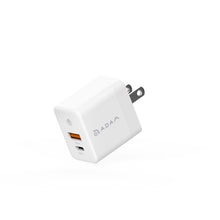 画像をギャラリービューアに読み込む, 【新製品登場】OMNIA X35C - 35W 窒化ガリウム GaN スマートシャント極小型2ポート急速充電器 + OMNIA X35A - 35W 窒化ガリウム GaN 極小型2ポート急速充電器 + PeAk II USB-C to Lightning Cable C200B メタリカルメッシュケーブル(2M)