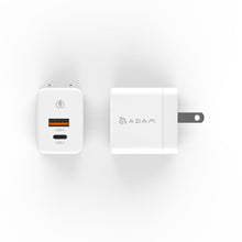 画像をギャラリービューアに読み込む, 【新製品登場】OMNIA X35A - 35W 窒化ガリウム GaN 極小型2ポート急速充電器 + PeAk II USB-C to Lightning Cable C120B メタリカルメッシュケーブル(1.2M)