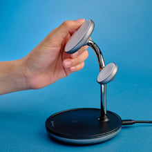 画像をギャラリービューアに読み込む, OMNIA M3+ Apple MFW認証 3 in 1 MagSafe対応 ワイヤレス充電スタンド