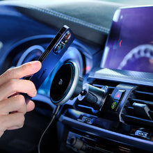 画像をギャラリービューアに読み込む, 【新製品登場】OMNIA CX2 LEDナビゲーション式 MagSafe車載充電ホルダー(メタリック) + PeAk II USB-C to Lightning Cable C120B メタリカルメッシュケーブル