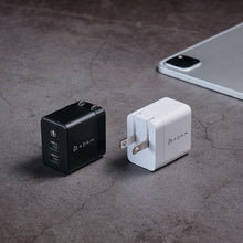 画像をギャラリービューアに読み込む, 【新製品登場】OMNIA X35C - 35W 窒化ガリウム GaN スマートシャント極小型2ポート急速充電器 + PeAk II USB-C to Lightning Cable C300B メタリカルメッシュケーブル(3M)