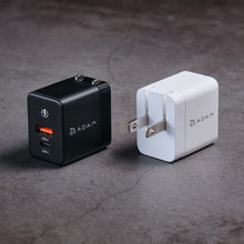 画像をギャラリービューアに読み込む, 【新製品登場】OMNIA X35A - 35W 窒化ガリウム GaN 極小型2ポート急速充電器 + PeAk III Lightning Cable 200B メタリカルメッシュケーブル(2M)