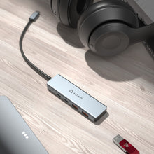 画像をギャラリービューアに読み込む, CASA Hub A04 USB-C Gen2 4 in 1高速データ伝送ハブ ＋OMNIA X45A 45W 窒化ガリウム GaN 2ポートミニ急速充電器
