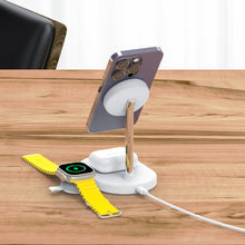 画像をギャラリービューアに読み込む, 【新製品登場】OMNIA M2+ 2+1 MagSafe 磁気ワイヤレス充電スタンド + OMNIA A1+ Apple Watch クイックチャージ マグネット吸着ワイヤレス充電器
