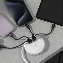 画像をギャラリービューアに読み込む, OMNIA G35 - GaN 35W 伸びる4ポート急速充電器 + PeAk III Lightning Cable 120B メタリカルメッシュケーブル
