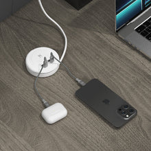 画像をギャラリービューアに読み込む, OMNIA G35 - GaN 35W 伸びる4ポート急速充電器 + PeAk II USB-C to Lightning Cable C120B メタリカルメッシュケーブル（1.2M）
