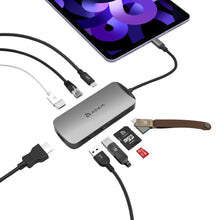 画像をギャラリービューアに読み込む, CASA Hub X DP USB-C 8K対応 10 in 1 ドッキングステーション + iKlips C Lightning To USB−C iPhone 双方向スマートフラッシュドライブ  128GB
