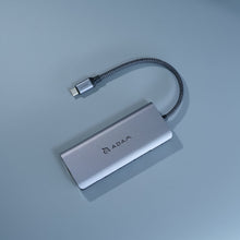 画像をギャラリービューアに読み込む, CASA HUB A01s 4K対応 6 in 1 USB-Cハブ + PeAk III Lightning Cable 120B メタリカルメッシュケーブル
