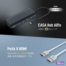 画像をギャラリービューアに読み込む, CASA HUB A01s 4K対応 6 in 1 USB-Cハブ + PeAk II Ultra HD 4K 60Hz HDMI映像・音声高速転送ケーブル 2M
