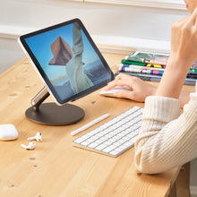 画像をギャラリービューアに読み込む, 【新製品登場】Pad 360 - アルミ合金製　回転・折り畳み式タブレットスタンド ＋ OMNIA A1 Apple Watchマグネット吸着ワイヤレス充電器
