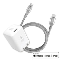 画像をギャラリービューアに読み込む, OMNIA M3+ Apple MFW認証 3 in 1 MagSafe対応 ワイヤレス充電スタンド + OMNIA X3 Kit PD30W Lightning 急速充電セット
